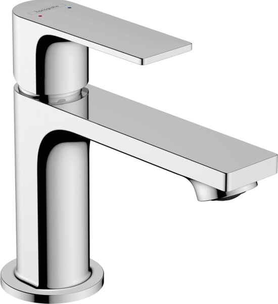 Hansgrohe Rebris E - Páková umývadlová batéria 80 s odtokovou súpravou s tiahlom, chróm 72550000