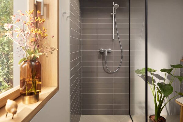 Hansgrohe Rebris E - Páková sprchová batéria na stenu, chróm 72650000