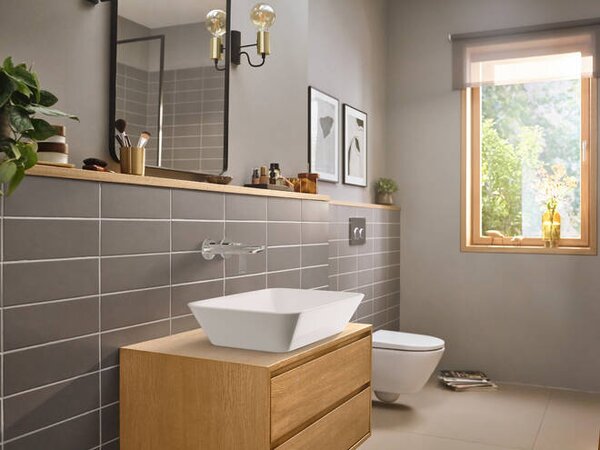 Hansgrohe Rebris E - Páková umývadlová batéria pod omietku, pre montáž na stenu, s výtokom 20 cm, chróm 72568000