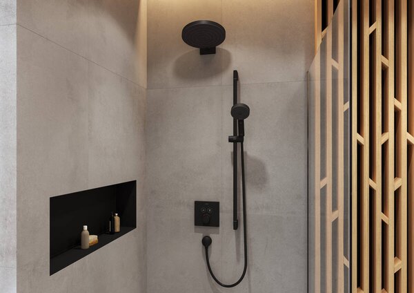 Hansgrohe Pulsify S - Hlavová sprcha 260 1jet, matná čierna 24140670