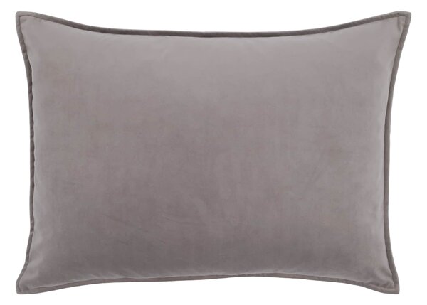 Sametový obal na vankúš Aix Thunder Grey 50 × 70 cm