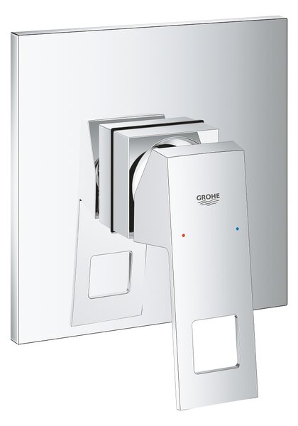 GROHE Eurocube - Páková sprchová batéria, chróm 24061000