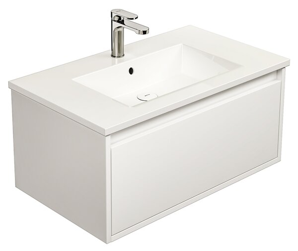 BOCCHI Milano - Skrinka pod umývadlo, 820x475 mm, biela lesklá