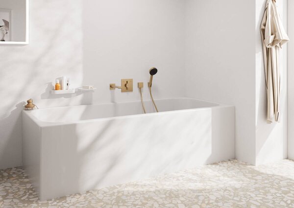 Hansgrohe Pulsify Select S - Ručná sprcha 105 3jet Relaxation, kartáčovaný bronz 24110140