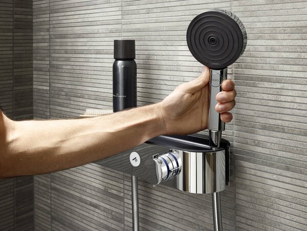 Hansgrohe ShowerTablet Select – Termostatická sprchová batéria 400 na stenu, chróm 24360000