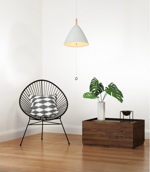 Globo 15325W - Luster na lanku PURA 3xE27/60W/230V