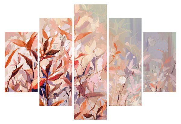 Obraz - Maľba pastelová jeseň (150x105 cm)