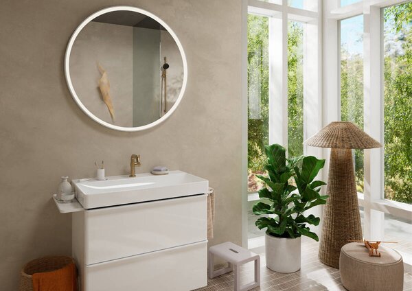 Hansgrohe Tecturis S - Páková umývadlová batéria 110 Fine CoolStart EcoSmart+ bez odtokovej súpravy, kartáčovaný bronz 73321140