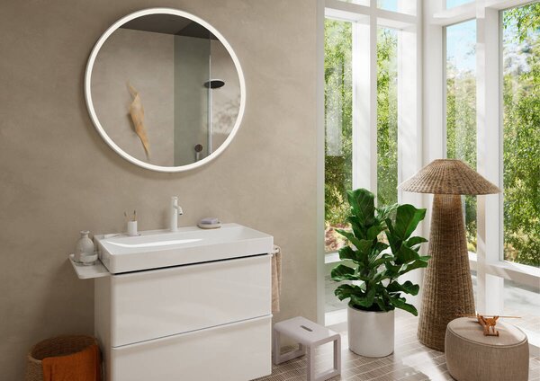 Hansgrohe Tecturis S - Páková umývadlová batéria 110 EcoSmart+ bez odtokovej súpravy, biela matná 73311700