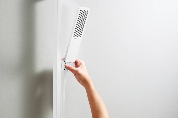 Hansgrohe Pulsify E - Tyčová ručná sprcha 100 1jet EcoSmart+, biela matná 24321700
