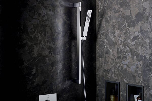 Hansgrohe Pulsify E - Sprchová súprava 100 1jet EcoSmart so sprchovou tyčou 650 mm, chróm 24370000