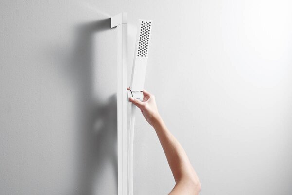 Hansgrohe Pulsify E - Tyčová ručná sprcha 100 1jet EcoSmart+, biela matná 24321700