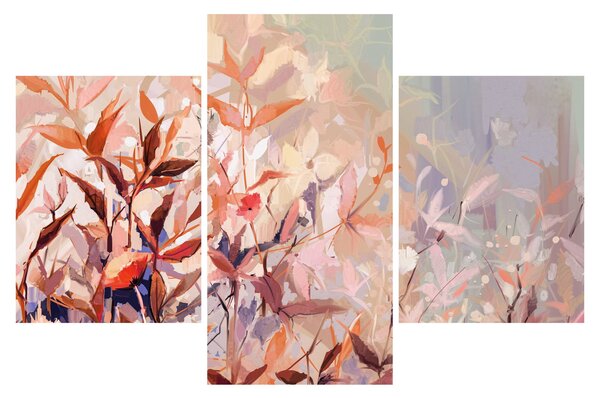 Obraz - Maľba pastelová jeseň (90x60 cm)