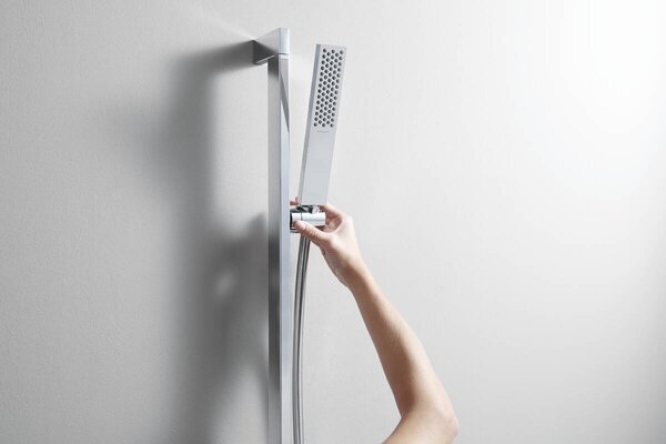 Hansgrohe Pulsify E - Sprchová súprava 100 1jet EcoSmart so sprchovou tyčou 650 mm, chróm 24370000