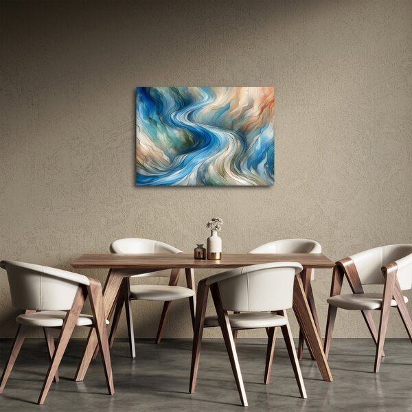Obraz - Abstraktný prúd (70x50 cm)