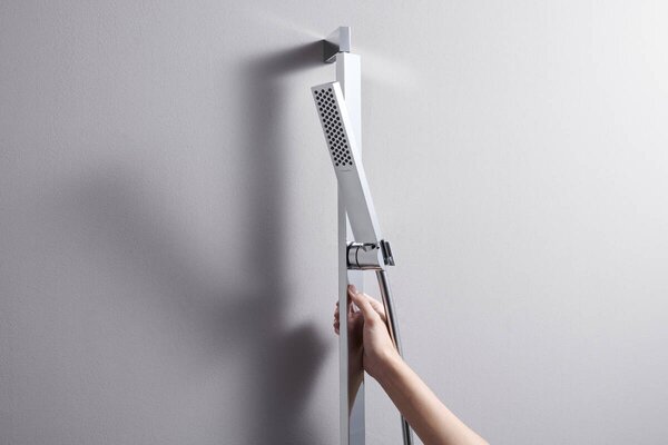 Hansgrohe Pulsify E - Sprchová súprava 100 1jet EcoSmart so sprchovou tyčou 650 mm, chróm 24370000