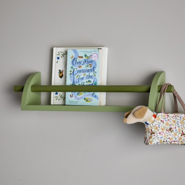Drevená polička Mingus Green 60 cm