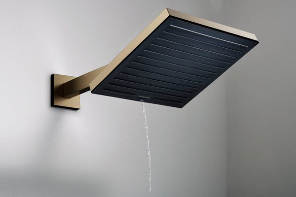Hansgrohe Pulsify E - Hlavová sprcha 260 1jet + sprchové rameno 390 mm, kartáčovaný bronz 24330140+24337140