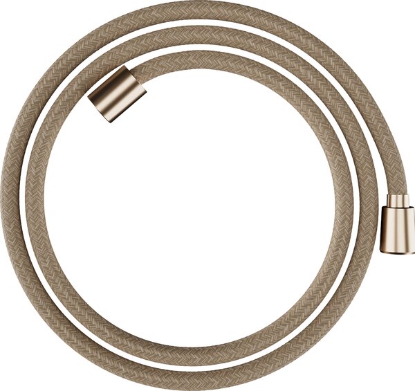 Hansgrohe Designflex - Textilná sprchová hadica 1600 mm, kartáčovaný bronz 28260140