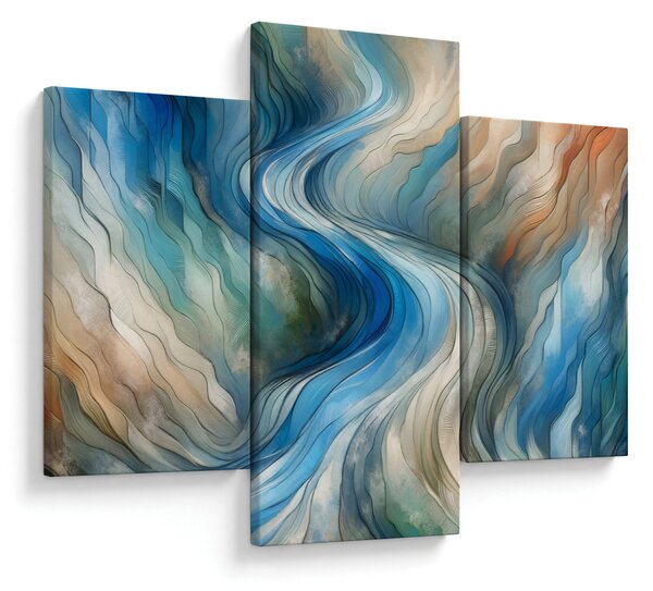Obraz - Abstraktný prúd (90x60 cm)