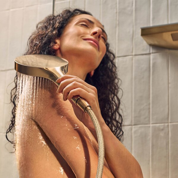Hansgrohe Designflex - Textilná sprchová hadica 1250 mm, kartáčovaný bronz 28220140