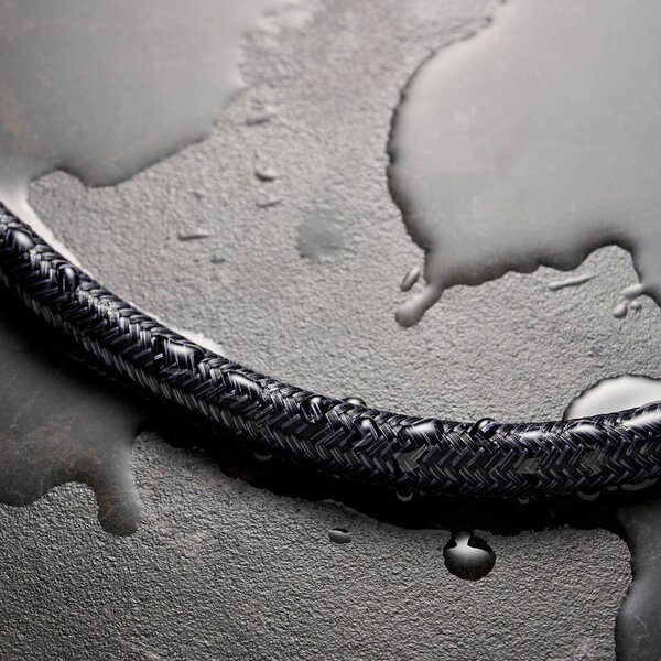 Hansgrohe Designflex - Textilná sprchová hadica 1600 mm, kartáčovaný čierny chróm 28260340