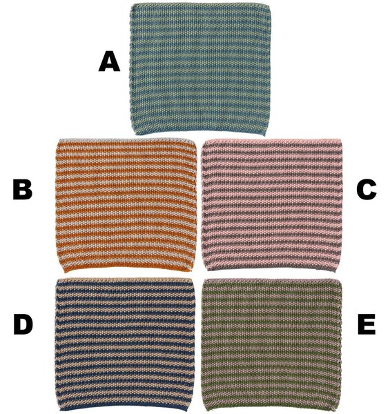Pletená utierka na nádoby Mynte Stripes Combinations Varianta A