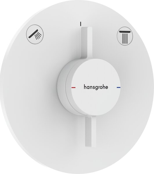 Hansgrohe DuoTurn S - Batéria pod omietku pre 2 spotrebiče, biela matná 75418700