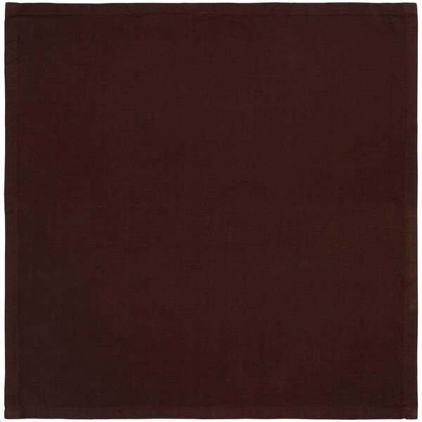 Bavlnená servítka Elin Plain Brown 40 × 40 cm