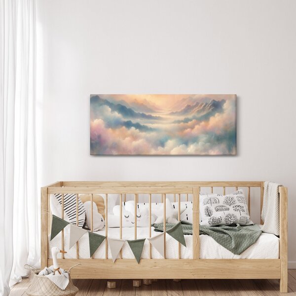 Obraz - Oblaky (120x50 cm)