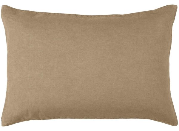 Ľanový obal na vankúš Truffle 40 × 60 cm