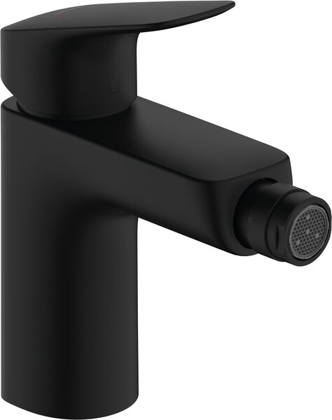 Hansgrohe Logis - Bidetová batéria 100 s odtokovou garnitúrou s tiahlom, čierna matná 71200670