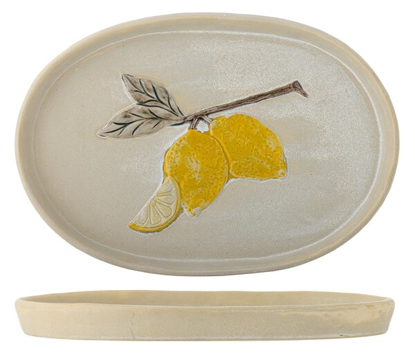 Keramický servírovací tanier Hadden Yellow 36 cm