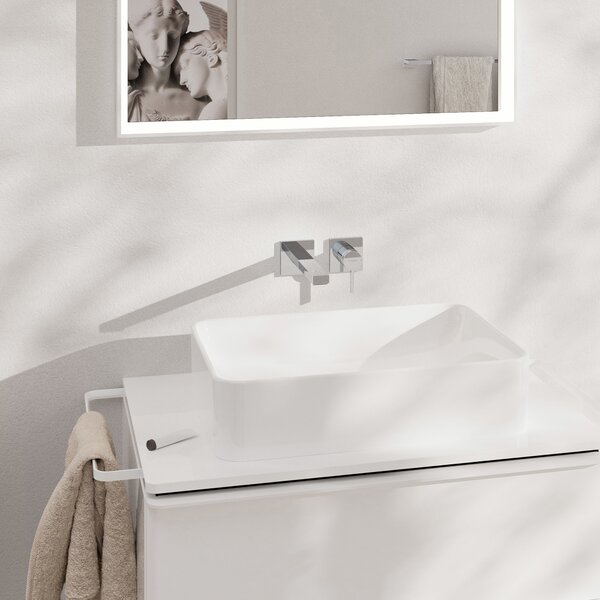 Hansgrohe Tecturis E - Páková umývadlová batéria EcoSmart+ pod omietku s výtokom 225 mm, chróm 73051000