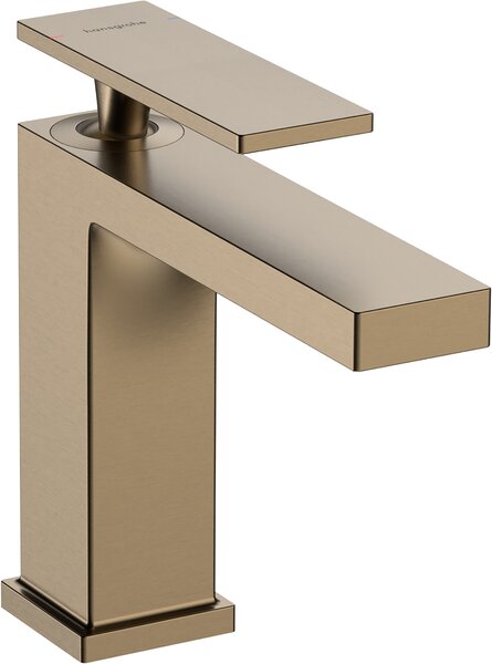 Hansgrohe Tecturis E - Páková umývadlová batéria 110 EcoSmart+, kartáčovaný bronz 73011140
