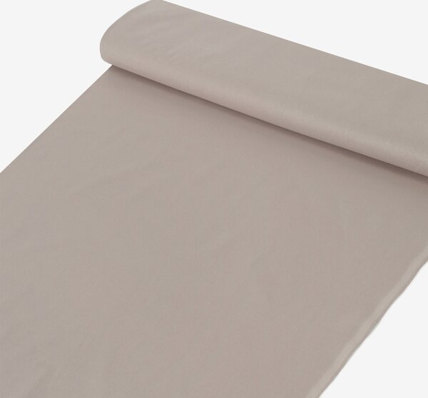Goldea bavlnená jednofarebná látka - plátno suzy - sivohnedá 160 cm