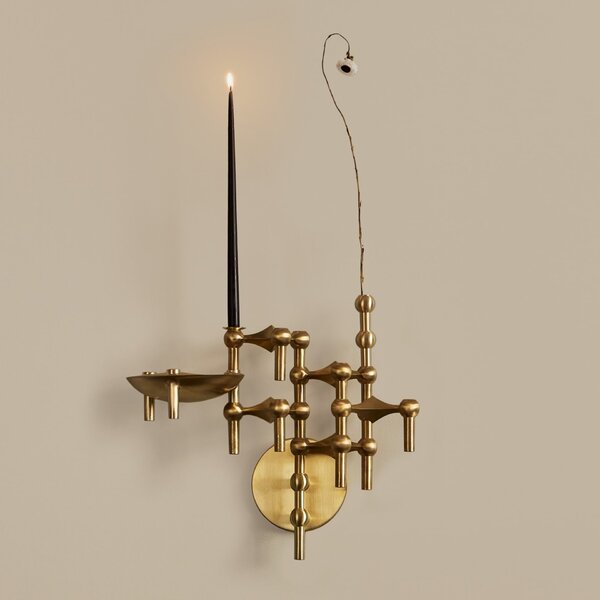 Nástenný držiak STOFF Nagel Brushed Brass