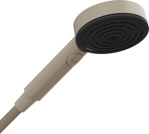 Hansgrohe Pulsify Planet Edition - Ručná sprcha 105 3jet Relaxation EcoSmart+ Select, béžová (recyklované) 26077210