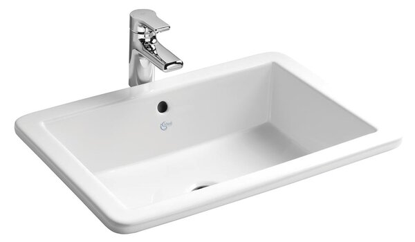 Ideal Standard Strada - Umývadlo zápustné 595x435 mm, s prepadom, biela K078001
