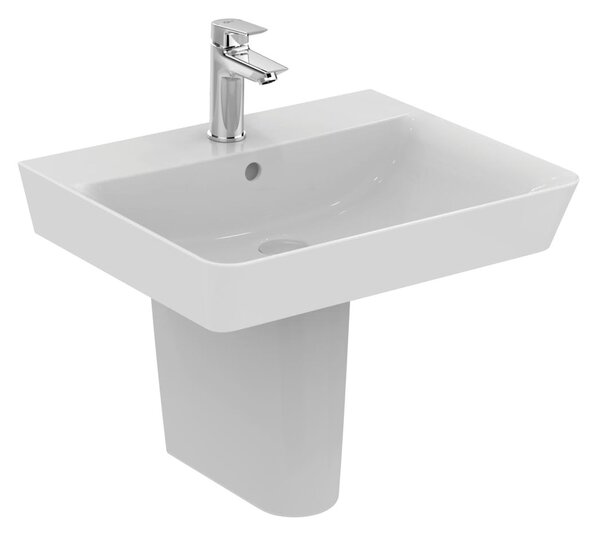 Ideal Standard Connect Air - Umývadlo CUBE 550x460 mm, s prepadom, biela E029901