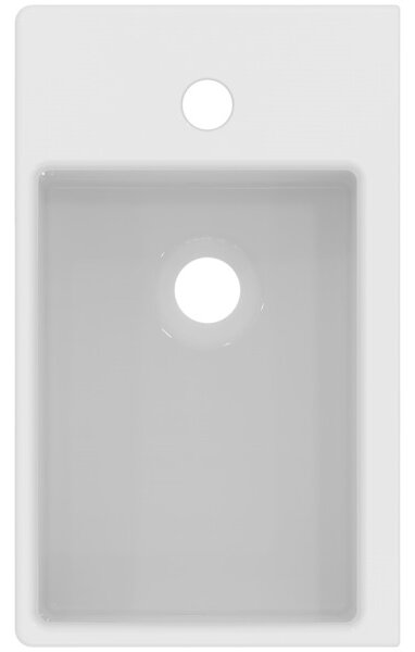 Ideal Standard Strada - Umývadielko 450x270 mm, s otvorom vľavo, bez prepadu, biela K081701