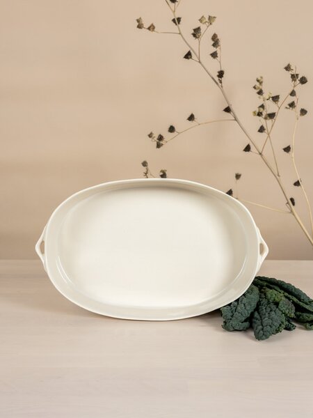 Keramická zapekacia misa Gulltorp Beige 40 cm
