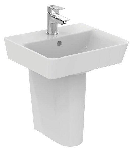 Ideal Standard Connect Air - Umývadlo 400x350 mm, s prepadom, biela E030701