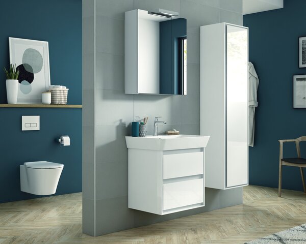Ideal Standard Connect Air - Umývadlo CUBE 600x460 mm, s prepadom, biela E029801
