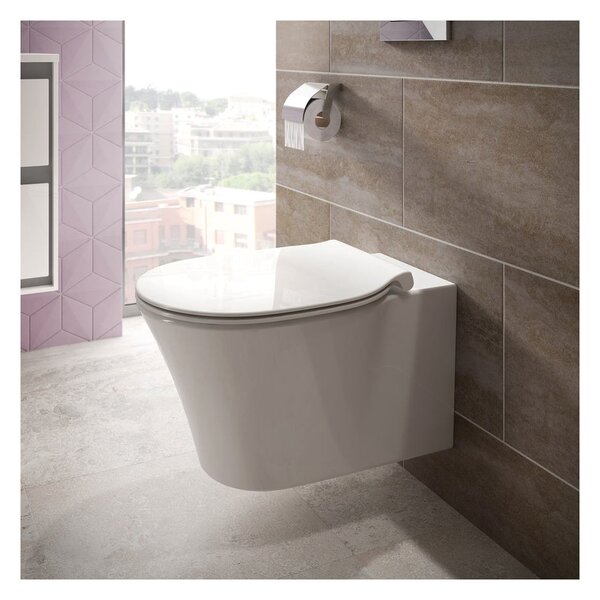 Ideal Standard Connect Air- Závesné WC, AQUABLADE®, biela E005401