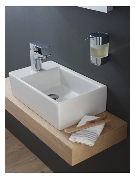 Ideal Standard Strada - Umývadielko 450x270 mm, s otvorom vľavo, bez prepadu, biela K081701
