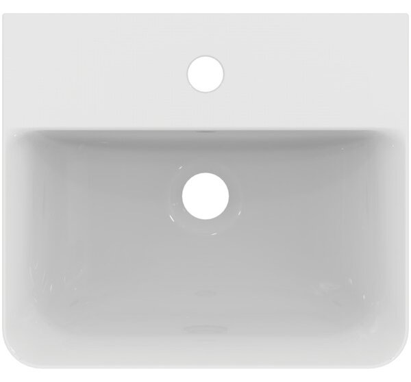 Ideal Standard Connect Air - Umývadlo 400x350 mm, s prepadom, biela E030701