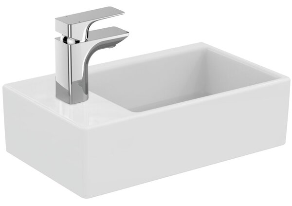 Ideal Standard Strada - Umývadielko 450x270 mm, s otvorom vľavo, bez prepadu, biela K081701