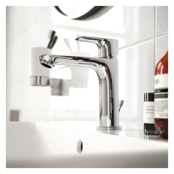 Ideal Standard Connect Air - Umývadlová batéria stojánková Slim Grande s odtokovou garnitúrou, chróm A7012AA