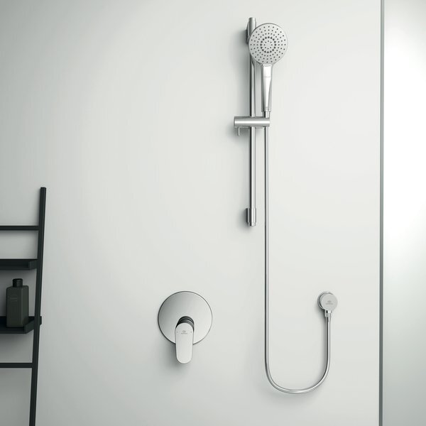 Ideal Standard Idealrain EVO - Sprchová súprava s 3-funčnou ručnou sprchou, 600 mm tyč, chróm B2233AA